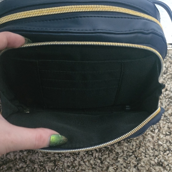 Studio 33 Navy Blue Crossbody Bag W/ Pearl & Floral Accents (NWOT)๐๐ค๐ - Picture 6 of 9